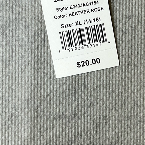 🆕 Girls Size XL AC/DC Heather Rose Long Sleeve Tee Tie Dye Pink Fast Shipping - Picture 3 of 4